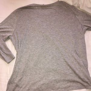 Grey long sleeve top